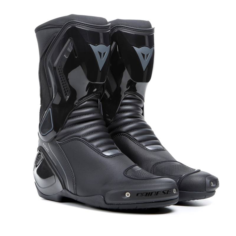 Dainese - Nexus 2 Boots, Motorrad Sportstiefel, Anti Verletzungs System, Knöchelschutz, Austauschbare Schieber, Herrenstiefel, Schwarz, 44 von Dainese