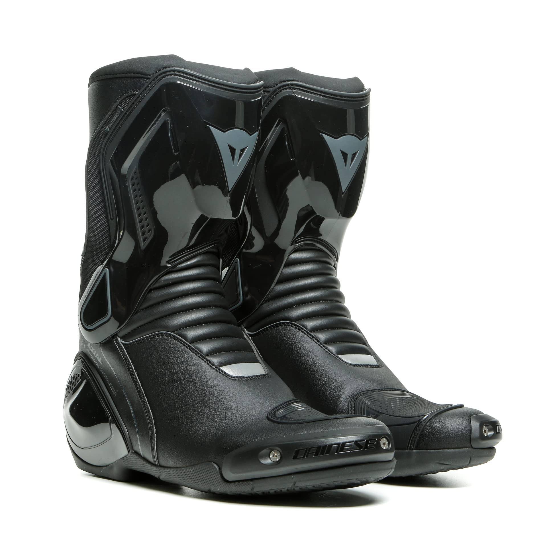 Dainese - Nexus 2 D Wp Boots, Motorrad Sportstiefel, Wasserdichte Membrane, Anti Distortion System, Fuß Und Knöchelschutz, Schuhe Für Herren, Schwarz, 44 von Dainese