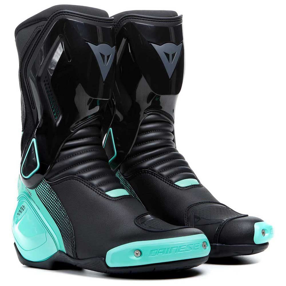 Dainese - Nexus 2 Lady Boots, Motorrad Sportstiefel, Anti Verformungs System, Damenstiefel, Schwarz/Aqua Grün, 40 von Dainese