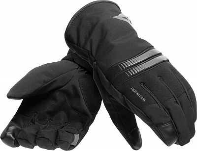 Dainese Plaza 3 D-Dry, Handschuhe wasserdicht - Schwarz/Dunkelgrau - S von Dainese