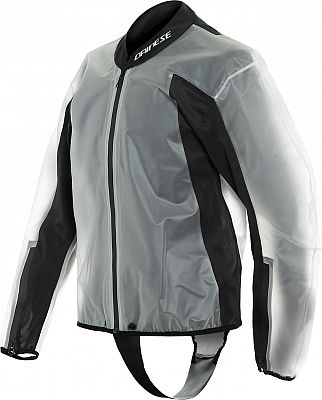 Dainese Racing 2, Regenjacke - Schwarz/Klar - S von Dainese