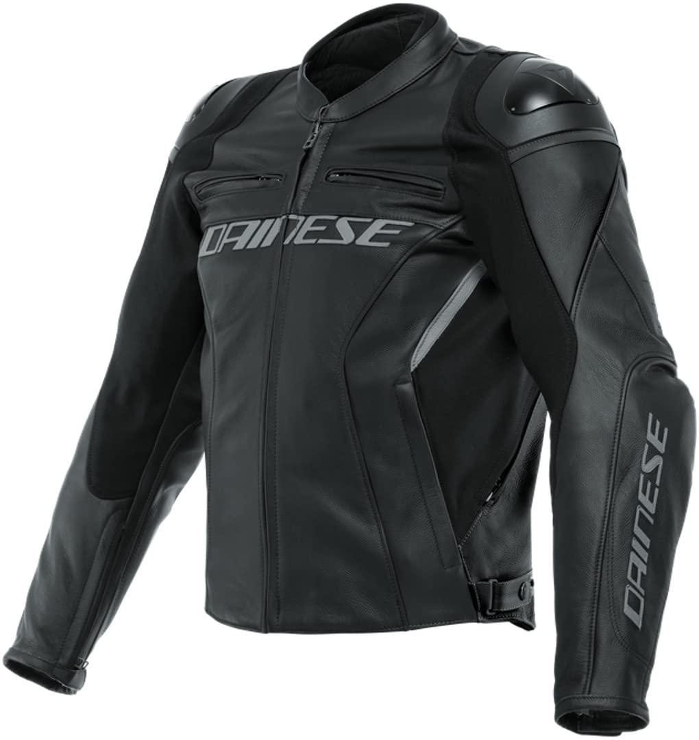 Dainese Racing 4 Motorrad Lederjacke Schwarz/Schwarz 48 von Dainese