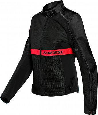 Dainese Ribelle Air, Textiljacke Damen - Schwarz/Rot - 38 von Dainese