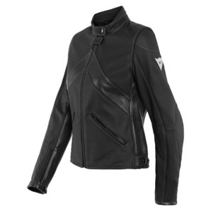 Dainese Santa Monica Damen Lederjacke perf. schwarz Schwarz von Dainese