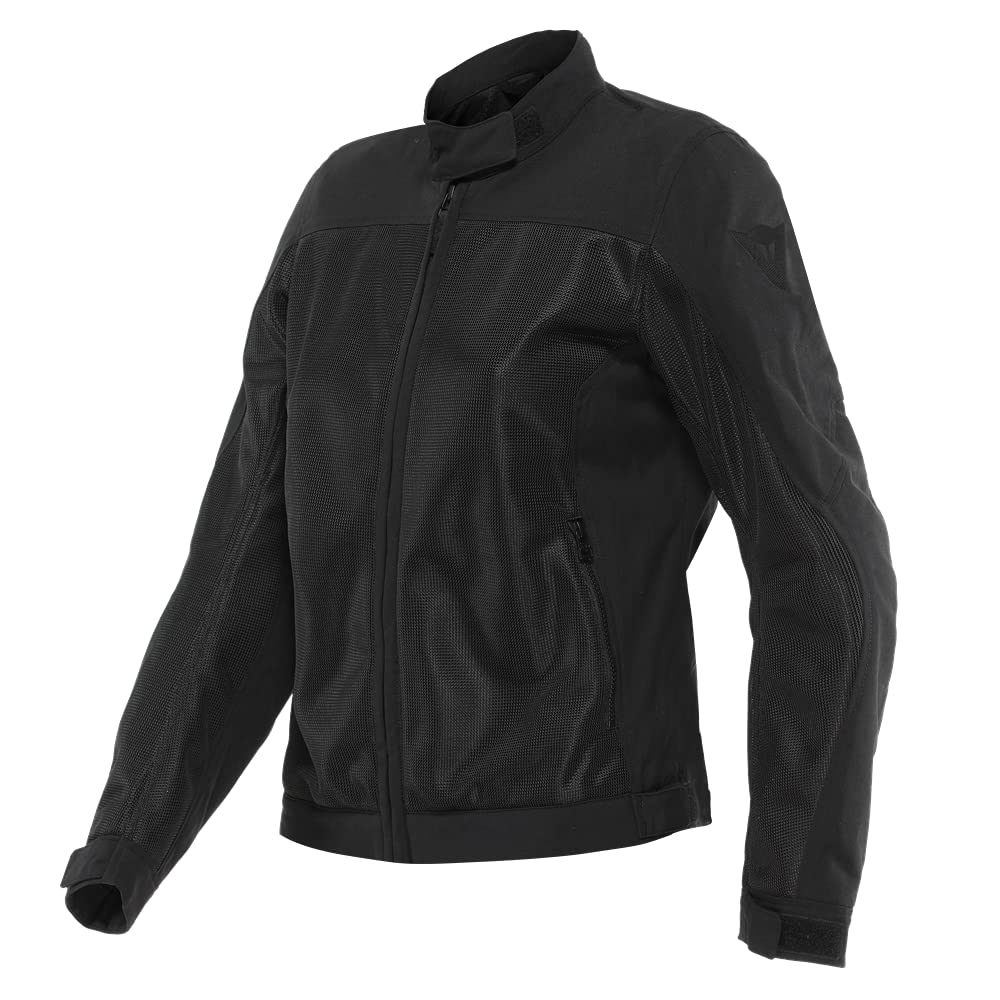 Dainese Sevilla Air Lady Tex Jacket, Motorradjacke Sommer, Damen, Schwarz/Schwarz, 38 von Dainese