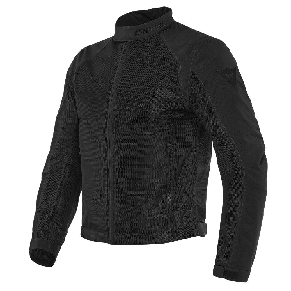 Dainese - Sevilla Air Tex Jacket, Sommer Motorradjacke Herren, Motorrad Jacke Atmungsaktive und Leichte mit Perforiertem Mesh für Maximale Bewegungsfreiheit, Schwarz von Dainese