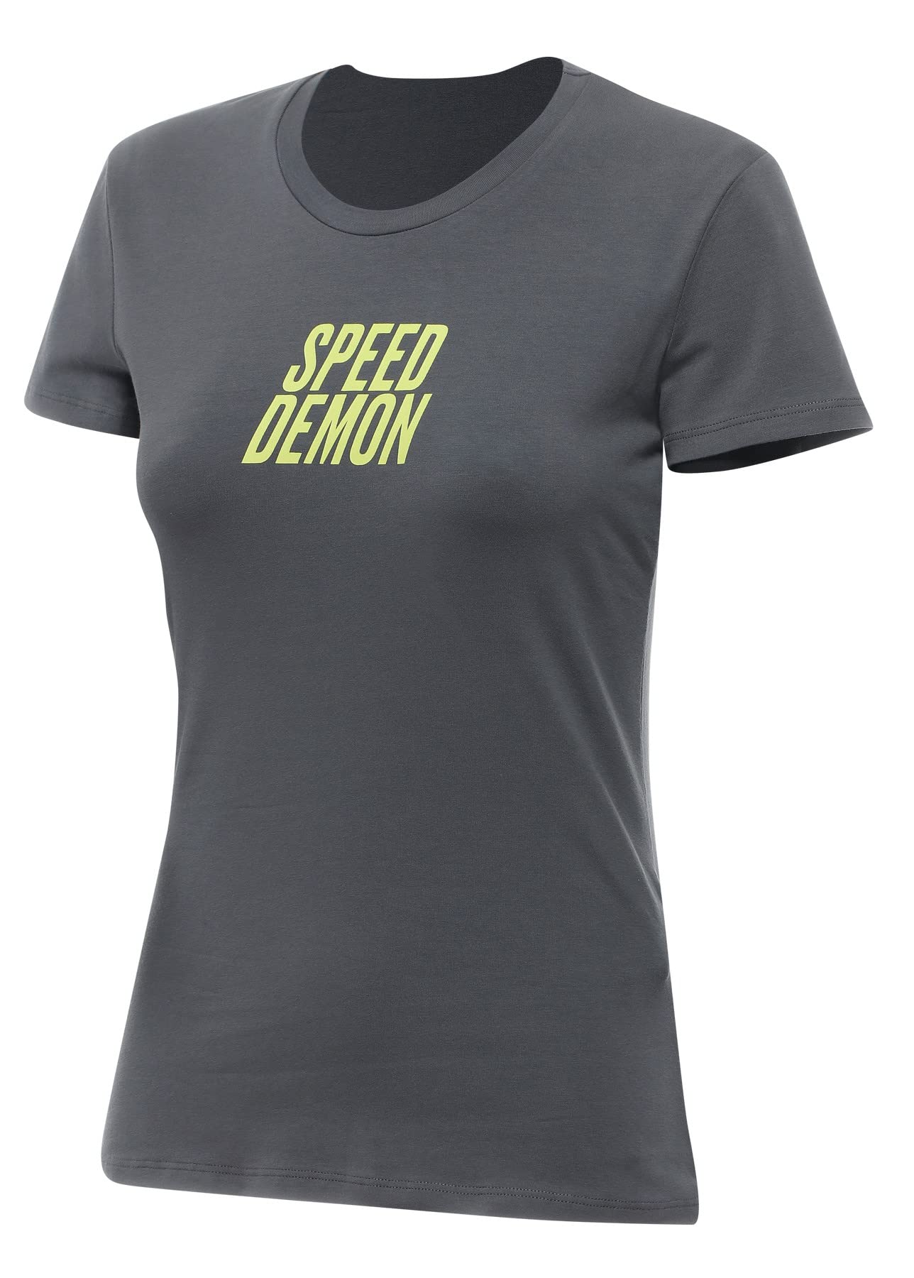 Dainese - Speed Demon Veloce T-Shirt Wmn, Freizeit-T-Shirt mit Rundhalsausschnitt, Frau, Castle-Rock, S von Dainese