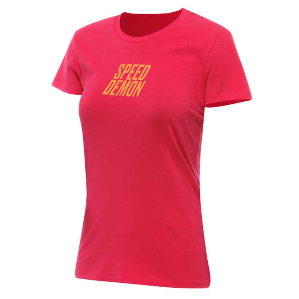 Dainese - Speed Demon Veloce T-Shirt Wmn, Freizeit-T-Shirt mit Rundhalsausschnitt, Frau, Helle Rose, L von Dainese