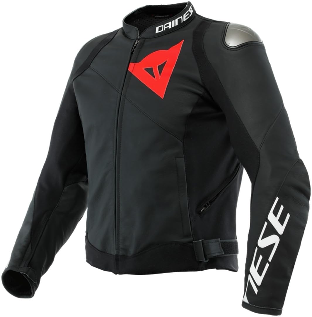 Dainese Sportiva Motorrad Lederjacke (Black,58) von Dainese