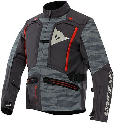 Dainese Sterrato, Textiljacke - Grau/Dunkelgrau/Rot - 46 von Dainese