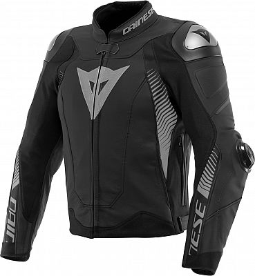 Dainese Super Speed 4, Lederjacke - Matt-Schwarz/Grau - 54 von Dainese