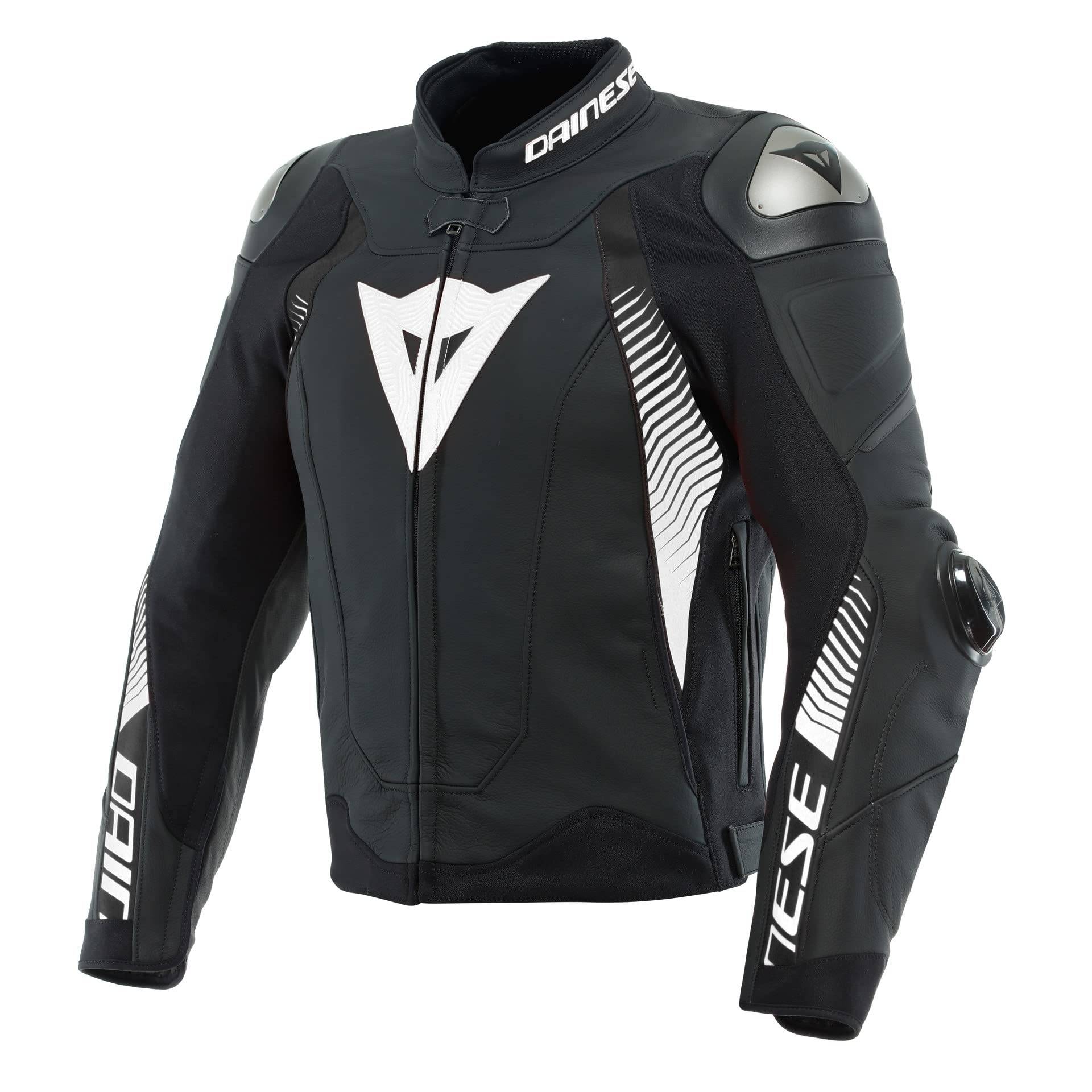 Dainese Super Speed 4 Motorrad Kombijacke Herren (schwarz/weiß), 54 von Dainese