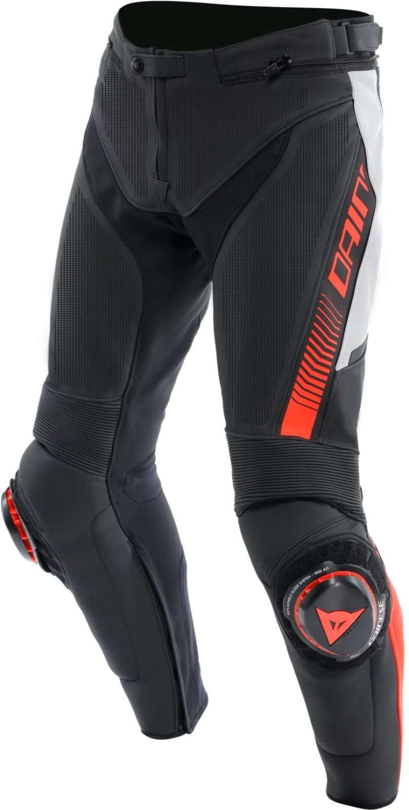 Dainese Super Speed Stiefelhose perforiert (Schwarz/Weiß/Rot), 48 von Dainese