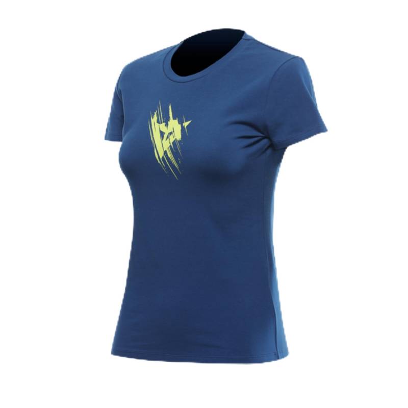 Dainese - Tarmac T-Shirt Wmn, Lässiges T-Shirt mit Rundhalsausschnitt aus Baumwolle, Frau, Castle-Rock, XXL von Dainese