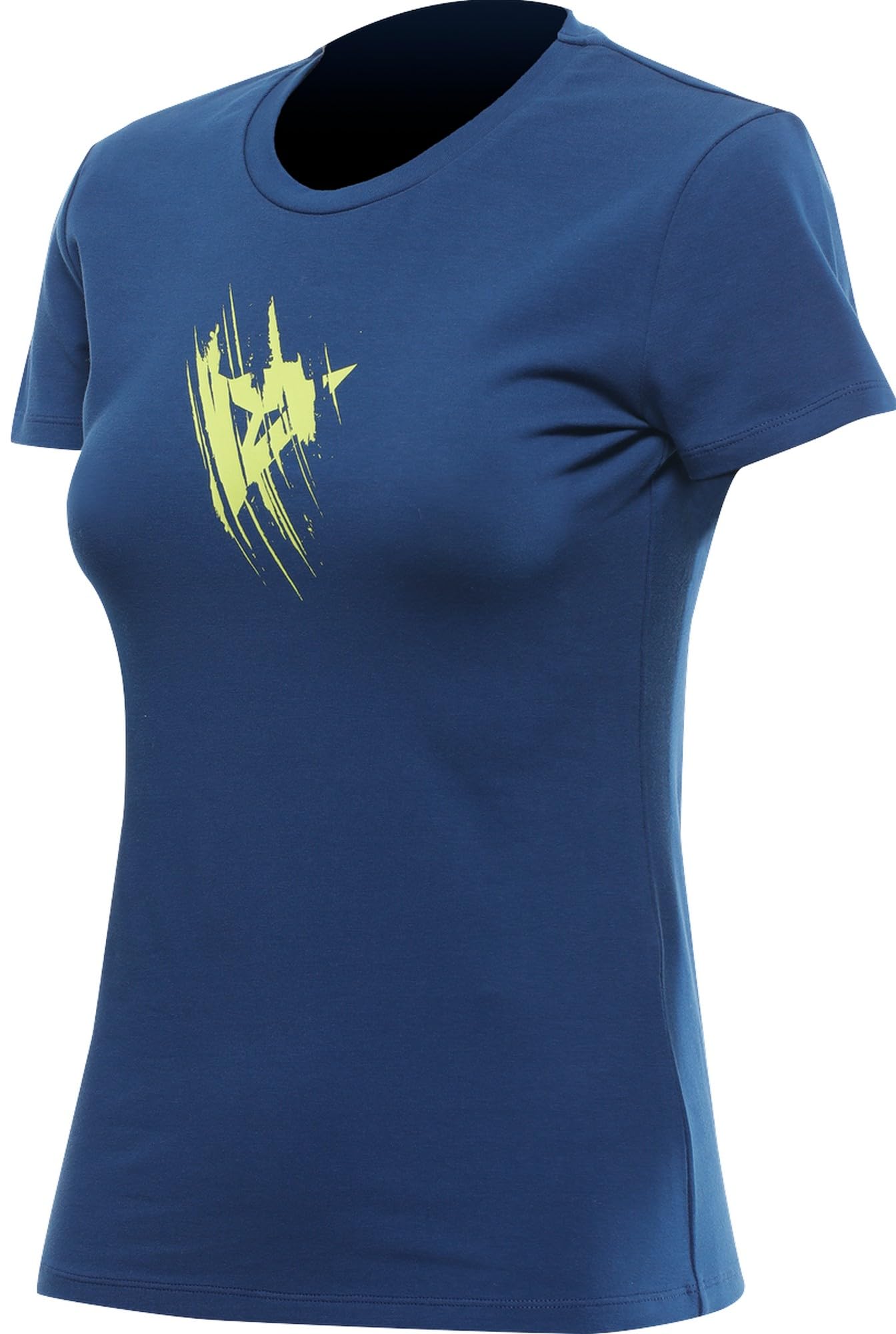 Dainese - Tarmac T-Shirt Wmn, Lässiges T-Shirt mit Rundhalsausschnitt aus Baumwolle, Frau, Navy Peony, M von Dainese