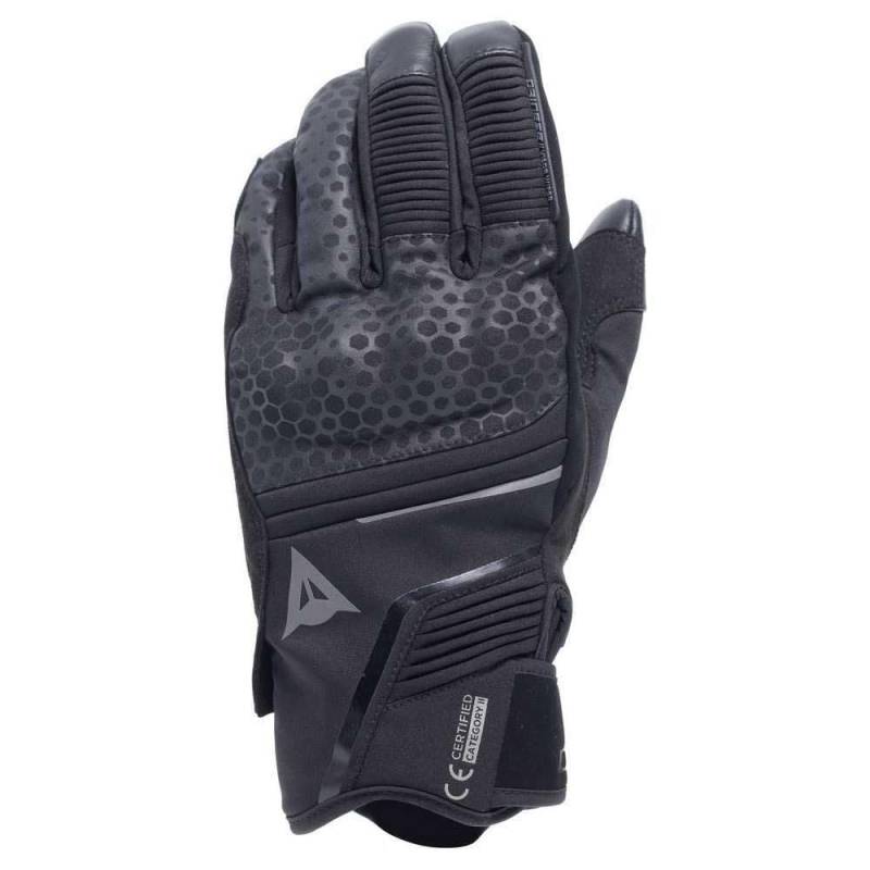 Dainese - Tempest 2 D-Dry® Short Gloves, Winter-Motorradhandschuhe, Touring, wasserdicht, Touchscreen, Mann, Schwarz, XXXL von Dainese