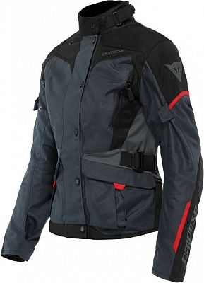 Dainese Tempest 3 D-Dry, Textiljacke wasserdicht Damen - Dunkelgrau/Schwarz/Rot - 38 von Dainese