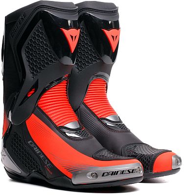 Dainese Torque 4, Stiefel - Schwarz/Neon-Rot - 42 EU von Dainese