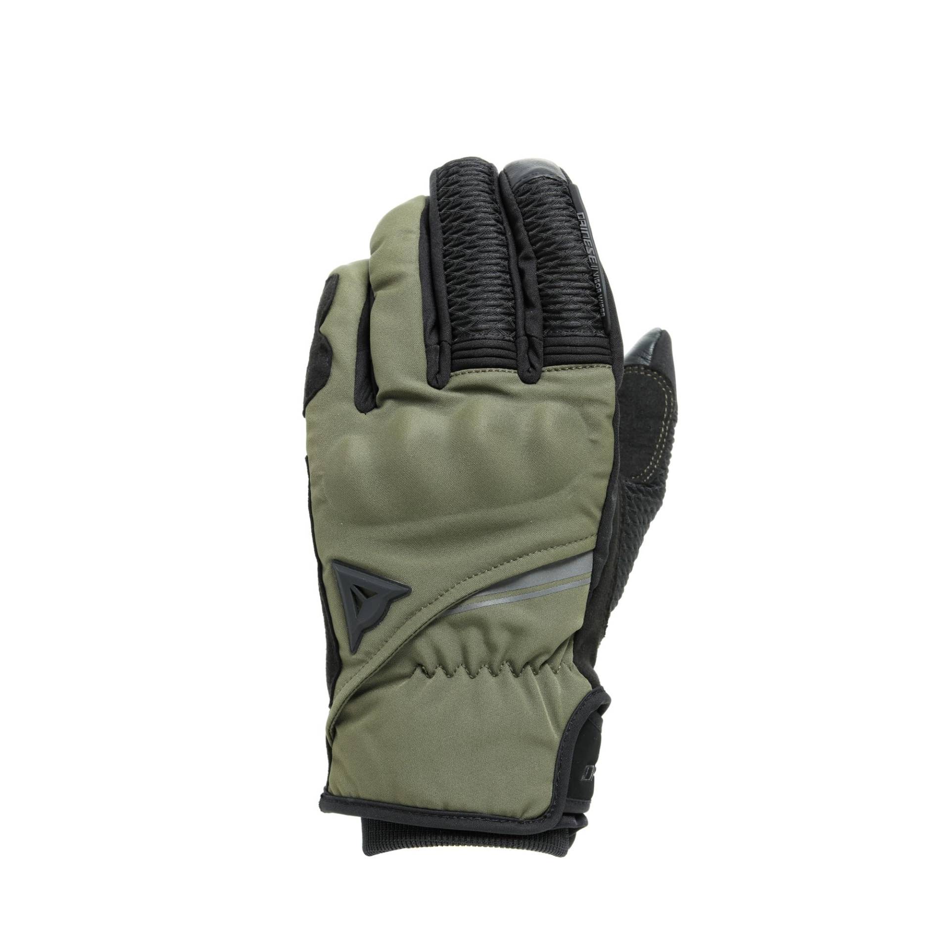 Dainese - Trento D-Dry® Gloves, Winter Motorradhandschuhe, wasserdicht, mit Knöchelschützern, Mann, Schwarz/Weinblatt, XL von Dainese