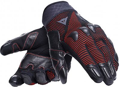 Dainese Unruly Ergo-Tek, Handschuhe - Schwarz/Neon-Rot - S von Dainese