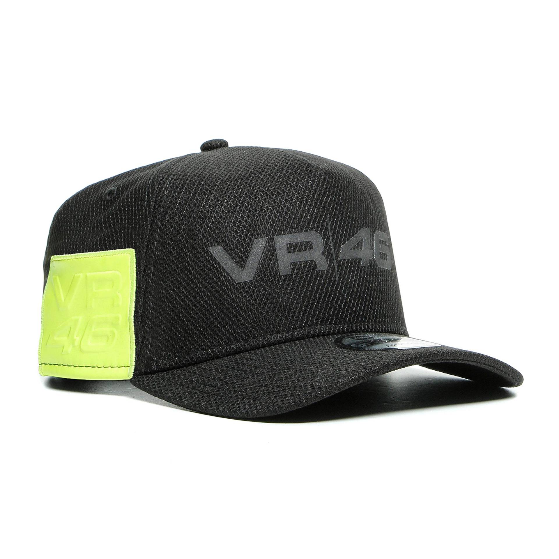 Dainese Vr46 9forty Cap Baseballkappe, schwarz/neon gelb, Talla única von Dainese