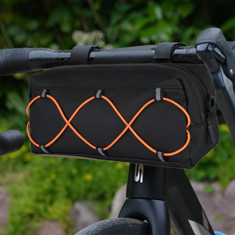 Dalchana Fahrrad-Lenkertaschen, große Grifftaschen für wasserdichte reflektierende Fahrradtaschen, Lenkertasche, praktische Tasche für den Außenbereich von Dalchana
