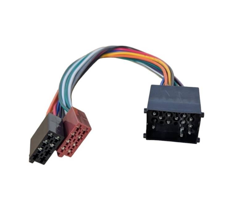 Auto Radio Adapter 16 PIn ISO DIN Kabel Kompatibel mit BMW 3er E30 E36 E46 5er E34 E39 Z3 von Daniko