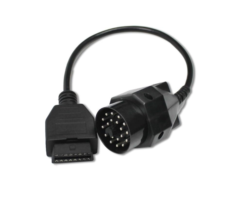 OBD-2 auf OBD-1 Diagnostic Adapter 20 Pin passend für BMW E28 E30 E34 E36 E38 E39 von Daniko