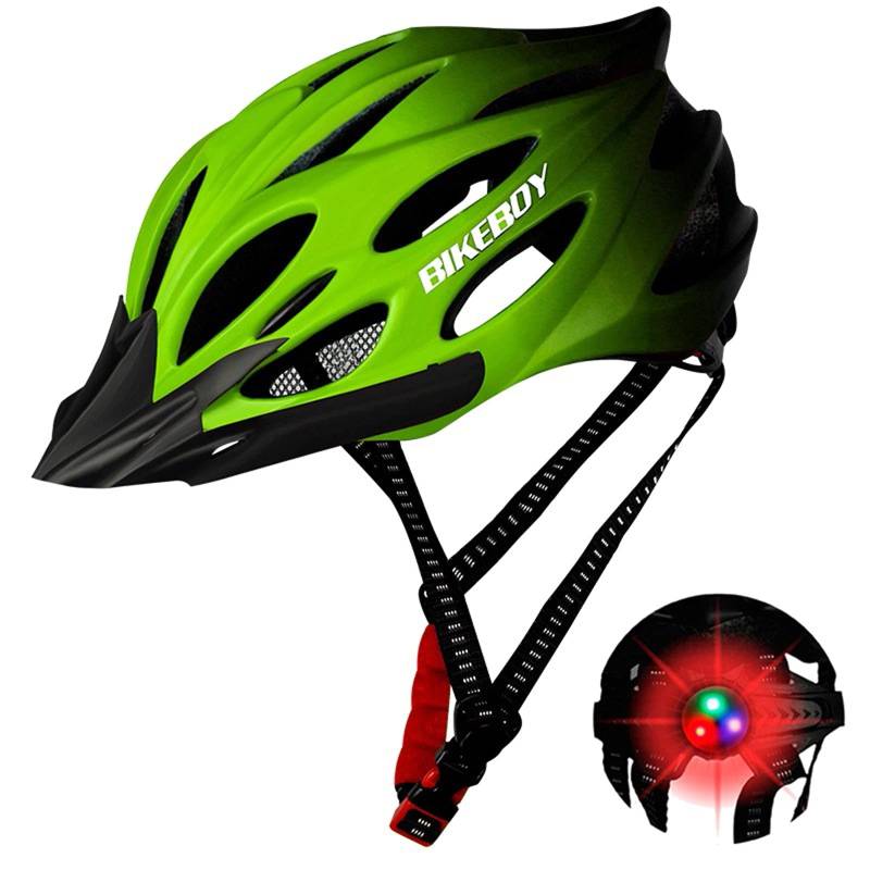 Dantazz Fahrradhelm mit Licht,Helm Bike Fahrrad Radhelm Für Herren Damen Helmet Auf Die Helme Sportartikel MTB RennräDer-31x21x16,5cm von Dantazz