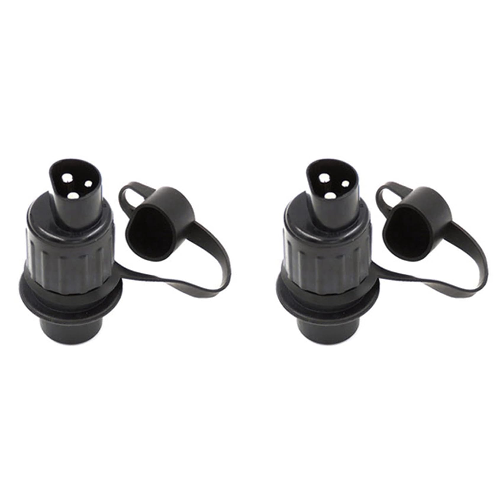 Darmlly 2X 12 V EuropäIsche Modelle Anhänger Stecker 3-Polige Steckdose Anhänger Wasserdichter Elektrischer Adapter Anhänger Stecker für Autos und Anhänger von Darmlly