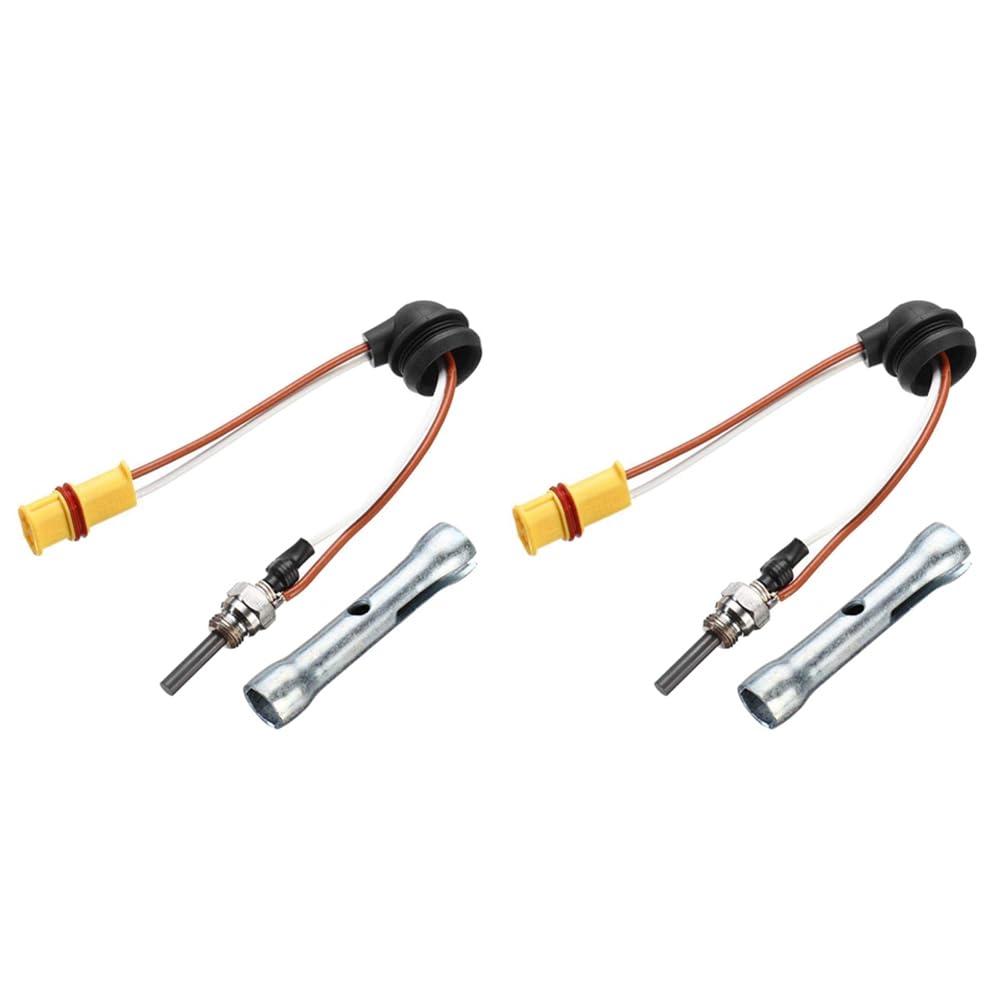 Darmlly 2X 12V-24V Rohöl Heizung mit Schlüssel für Eber Spacher Glowpin Glow Pin Plug 1000-8000KVA für Airtronic D2 D4 D4S von Darmlly