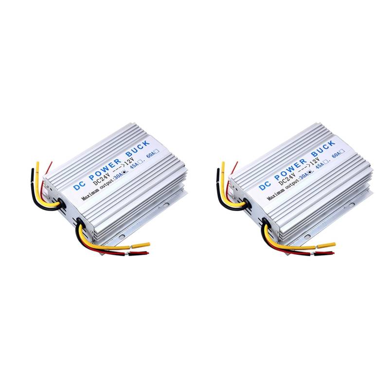 Darmlly 2X DC-DC Abwärts Spannung Konverter Power Netzteil Buck Regler 24V Bis 12V 30A Volt Reduzier Transformator für Auto Radio von Darmlly