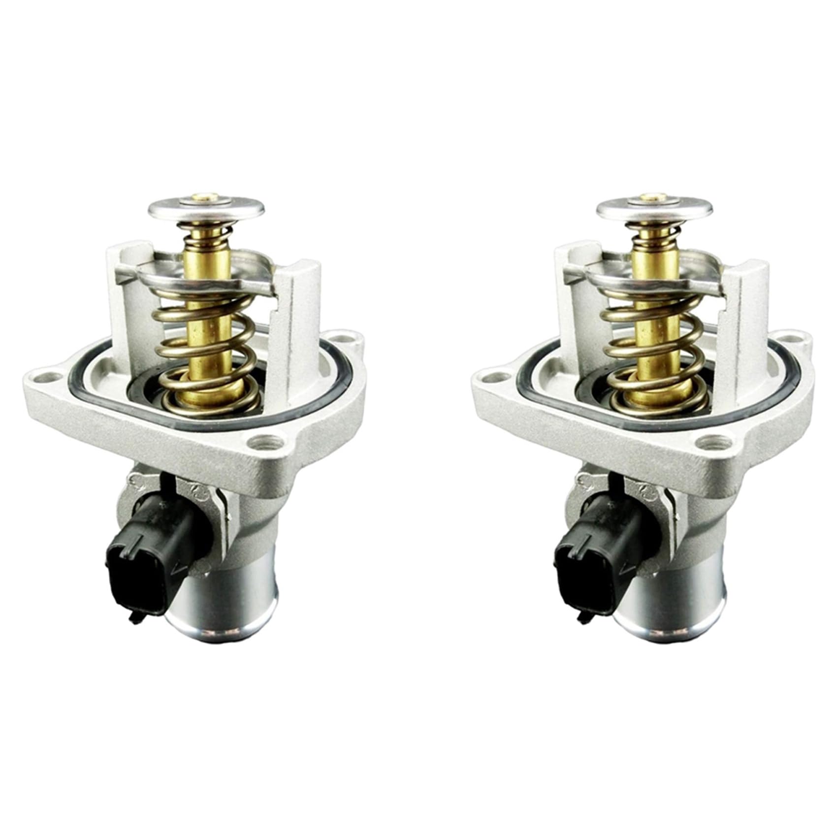 Darmlly 2X Kühlmittel Thermostat Baugruppe für Auto Motoren + Gehäuse für Aveo 96984104 55578419 von Darmlly