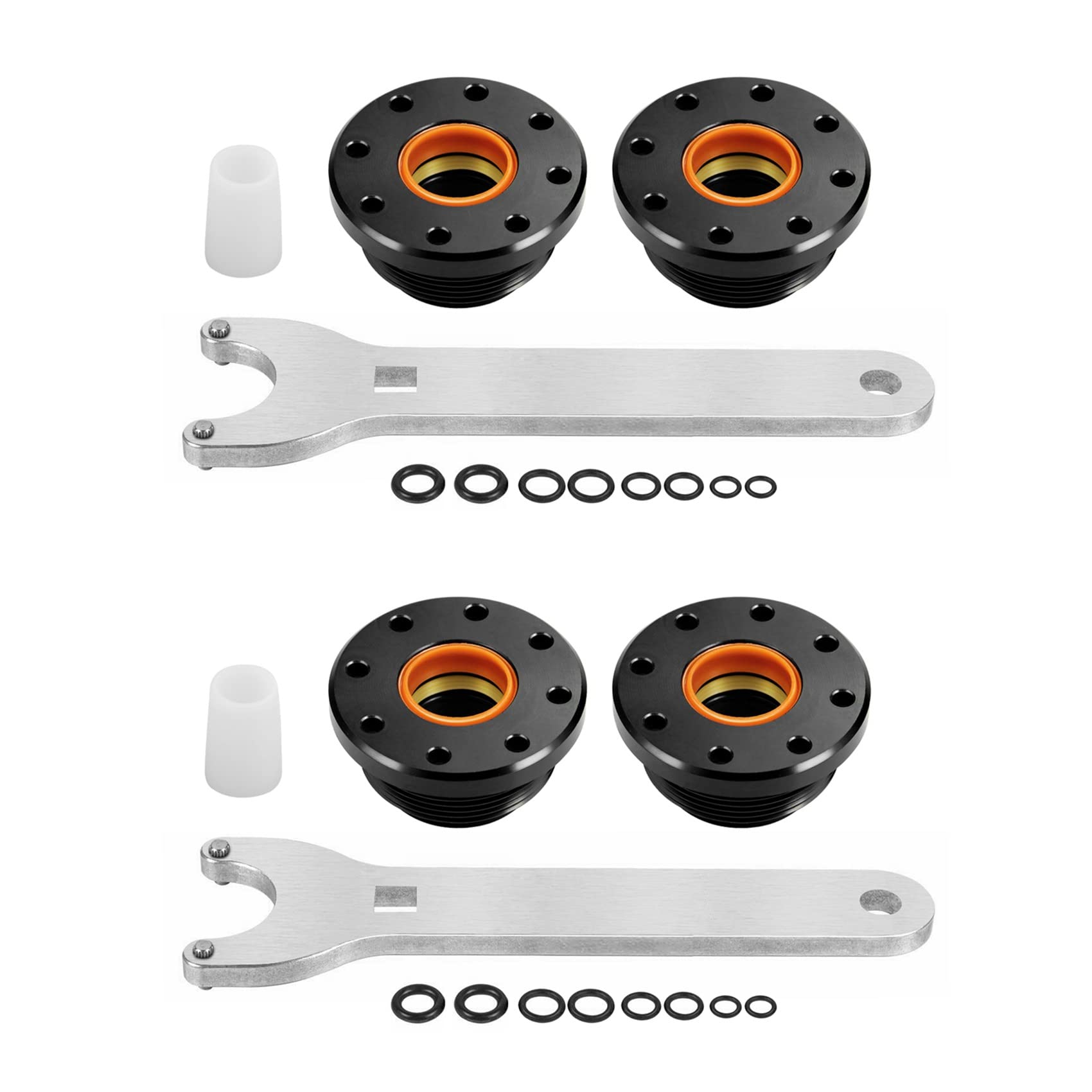 Darmlly 2X ÜBerholsatz für Hydraulische Lenkungsdichtung Vorne, HS5157, mit Schraubenschlüssel von Darmlly