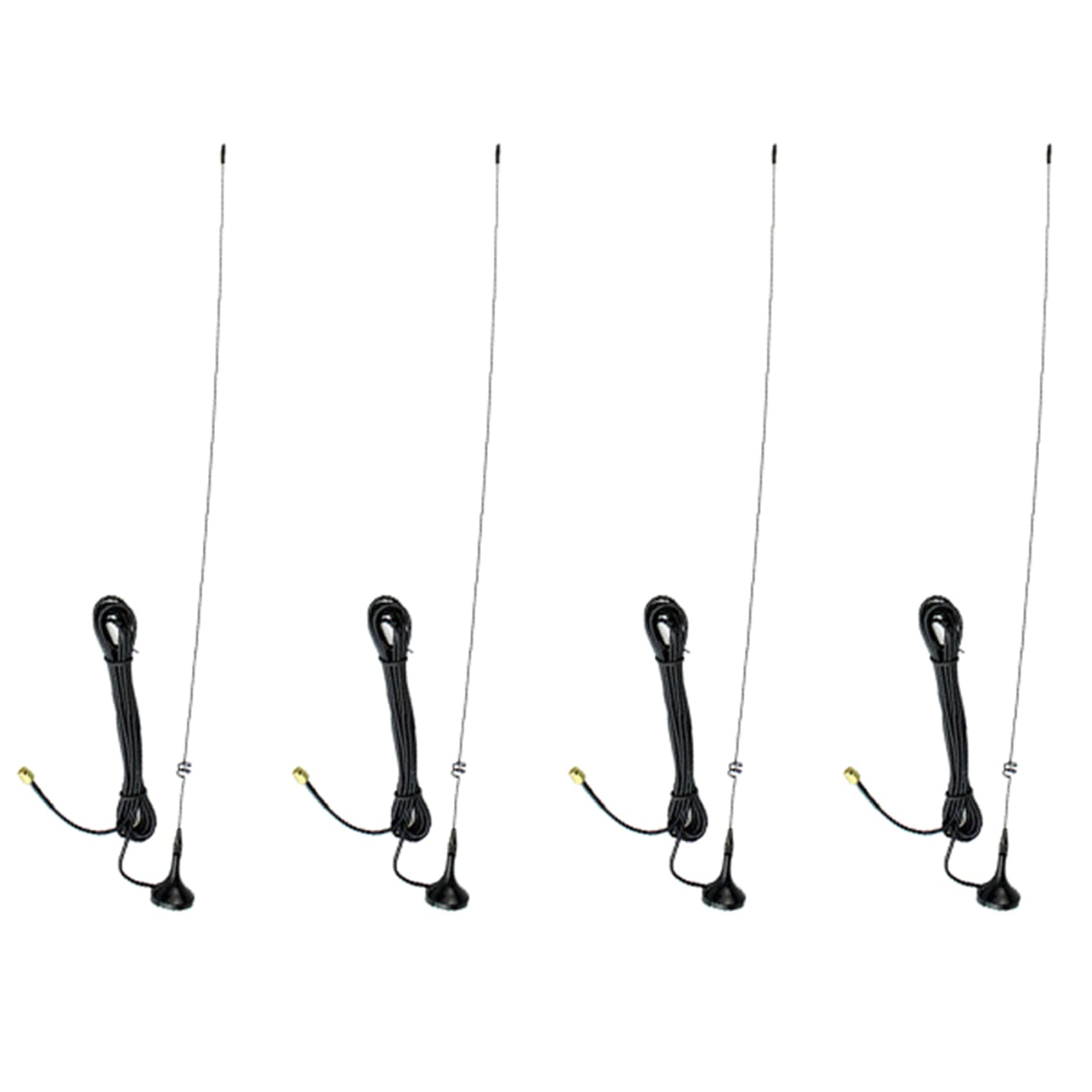 Darmlly 4X Ut-108Uv SMA-M 144 / 430Mhz Doppel Frequenz Magnet Antenne für Radio von Darmlly