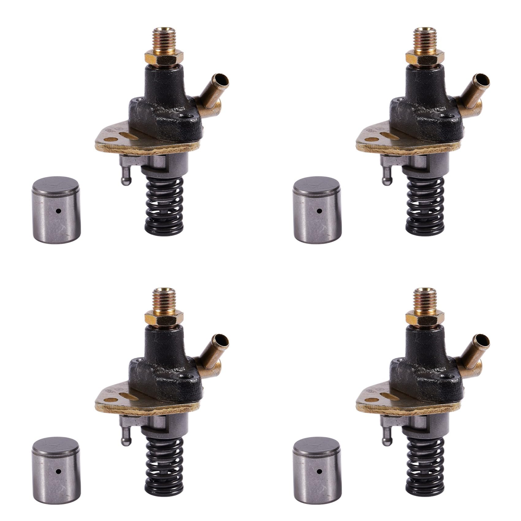 Darmlly 4X für 186F Einspritz Pumpe Ohne Magnet Ventil für 186 186F 10PS Motor ÖL Pumpe ZubehöR von Darmlly