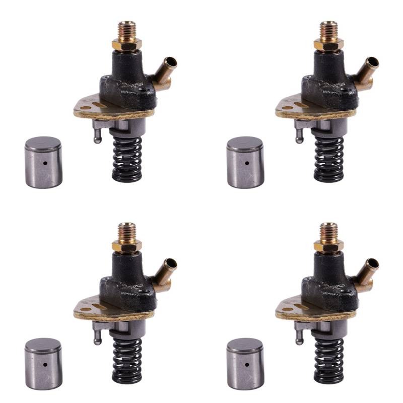 Darmlly 4X für 186F Einspritz Pumpe Ohne Magnet Ventil für 186 186F 10PS Motor ÖL Pumpe ZubehöR von Darmlly