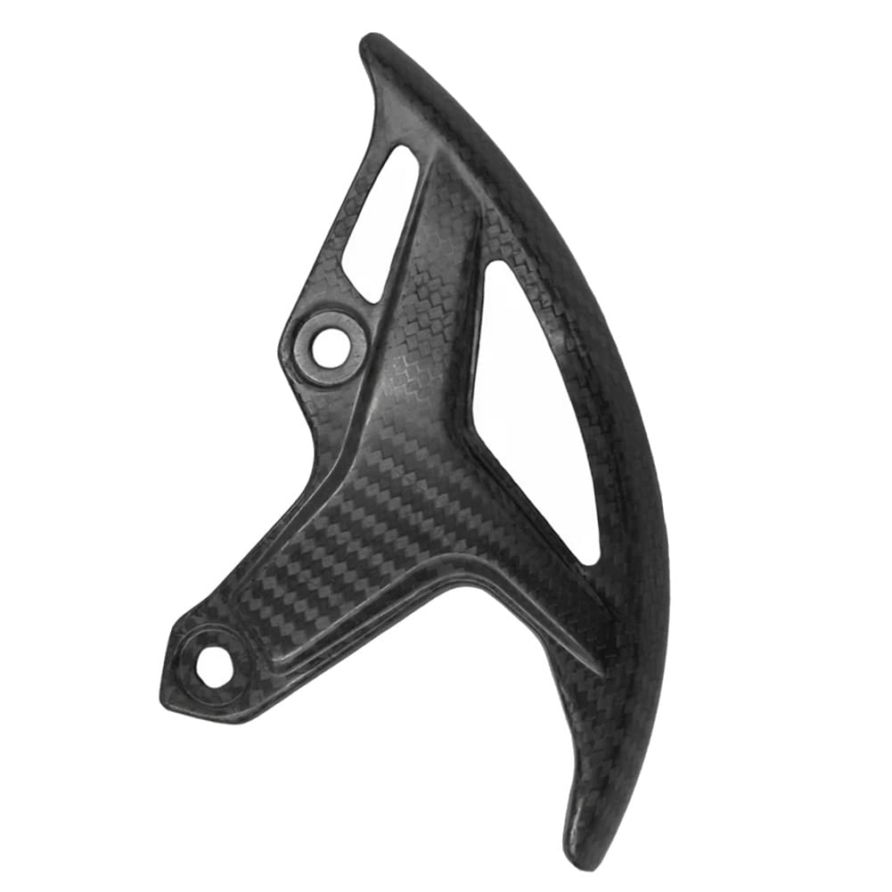 Darmlly Kohlefaser Hinten Bremsscheibenabdeckung Motorrad SchmutzstraßE Fahrrad für CRF250R CRF250X CRF450R CRF450X von Darmlly