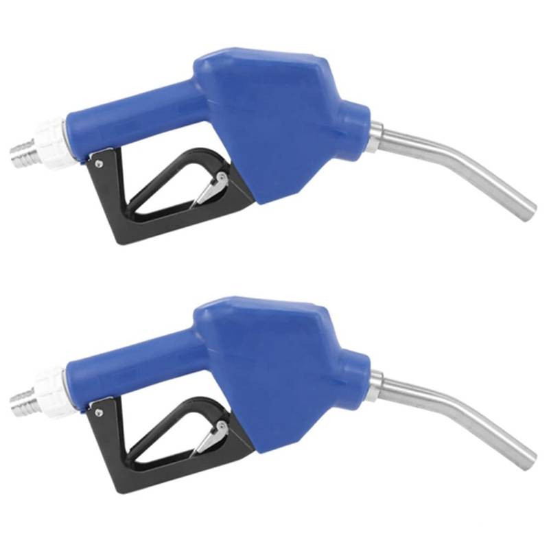 Dasing 2 StüCk 3/4- NPT Automatische DEF/AdBlue-DüSe Aus Edelstahl mit Drehbarer DEF-Transferpumpe, Auto-Kraftstoffpistole von Dasing