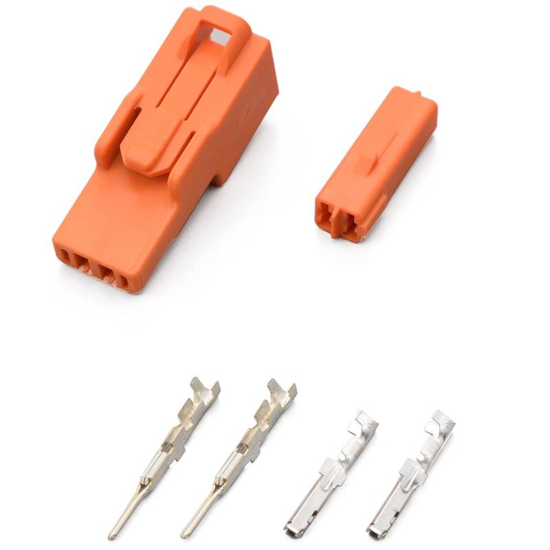 DAYTONA Stecker Set für HONDA Blinker 2-polig, orange von Daytona