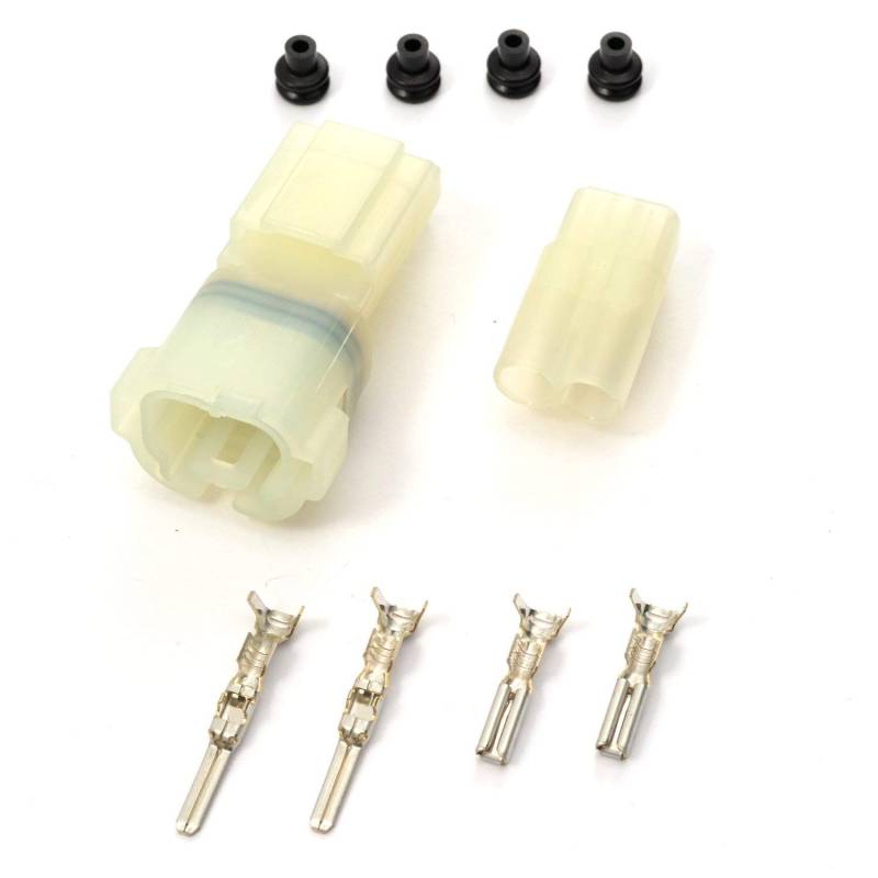 DAYTONA wasserdichtes Stecker Set für Motorrad, TYP HM 2-polig, 1 Set von Daytona