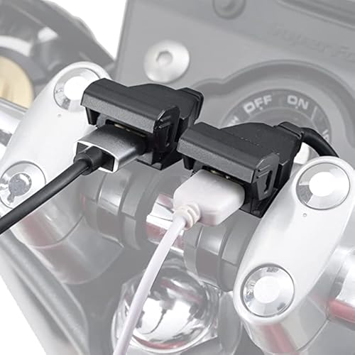 Daytona Dual USB-A Port Netzteil für Motorräder, 2,4 A x 2 5 V Ausgang von Daytona