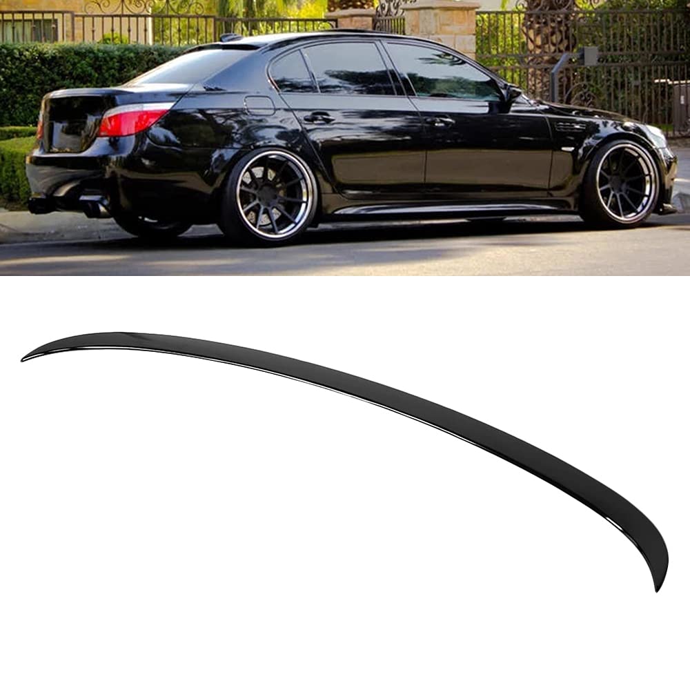 Dciustfhe ABS Material Auto Heckspoiler Lippe Kofferraum Heckflügel, für BMW 5 Series E60 Sedan 2004-2010 StoßStange Dach Deckel Tail Wing High Kick Heckklappe Styling von Dciustfhe