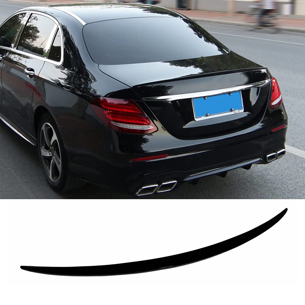 Dciustfhe ABS Material Auto Heckspoiler Lippe Kofferraum Heckflügel, für Mercedes Benz AMG W213 2016 2017 2018 2019 2020 2021 StoßStange Dach Deckel Tail Wing High Kick Heckklappe,Black Style von Dciustfhe