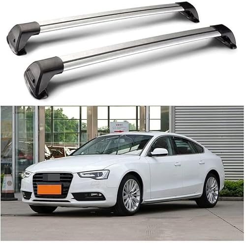 2 Stück Auto Dachträger für Audi A5 5 Door Sportback 2010-2016, Dachreling Rack Gepäck Querträger Relingträger Gepäckablage Dachgepäckträger von DdaiXQ