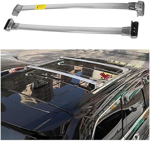 2 Stück Auto Dachträger für Jeep Grand Cherokee 2010-2019, Dachreling Rack Gepäck Querträger Relingträger Gepäckablage Dachgepäckträger von DdaiXQ