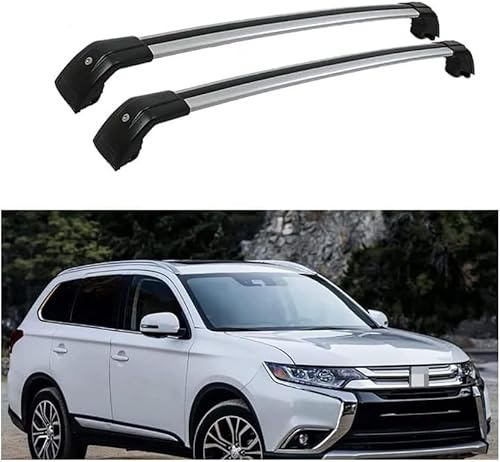 2 Stück Auto Dachträger für Mitsubishi Outlander 2012-2020, Dachreling Rack Gepäck Querträger Relingträger Gepäckablage Dachgepäckträger von DdaiXQ