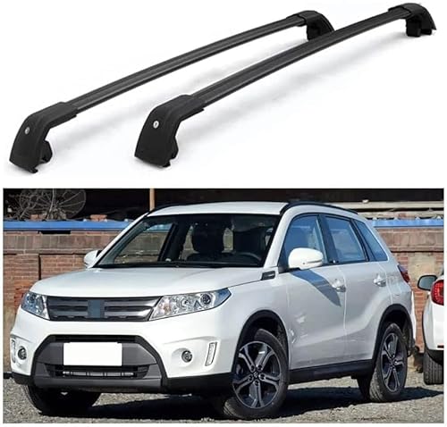 2 Stück Auto Dachträger für Suzuki Vitara 2015-2022, Dachreling Rack Gepäck Querträger Relingträger Gepäckablage Dachgepäckträger von DdaiXQ