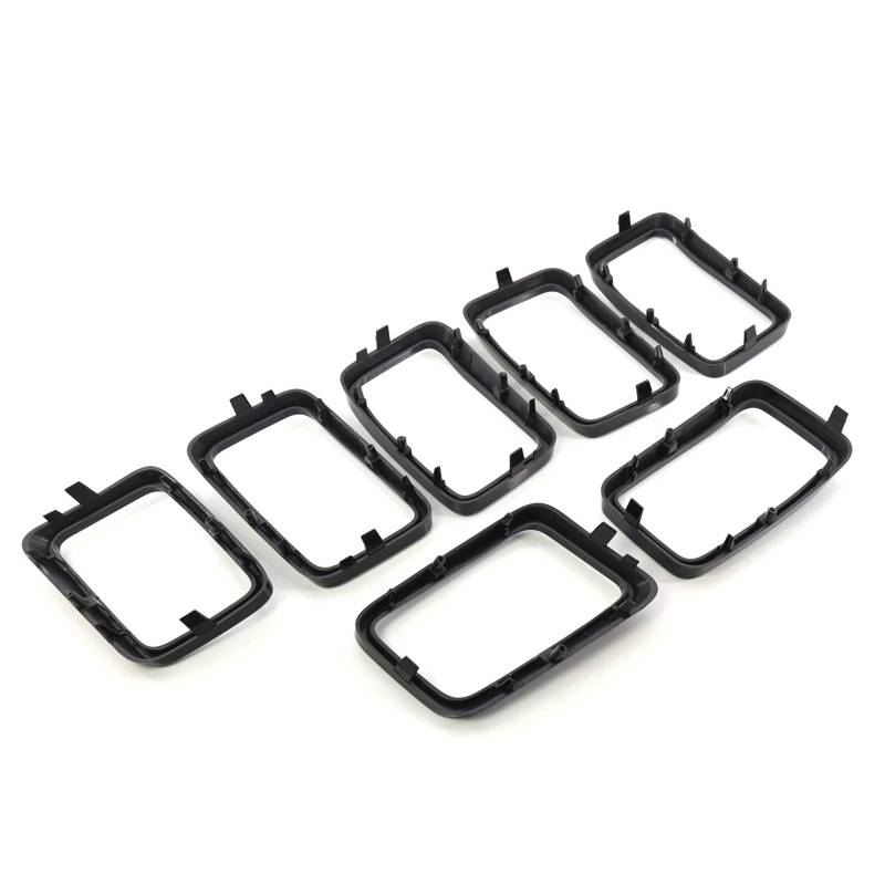 7-teiliges Auto-Frontgrill-Abdeckungs-Set für JeepGrand Cherokee 2017–21 von Ddujbtp