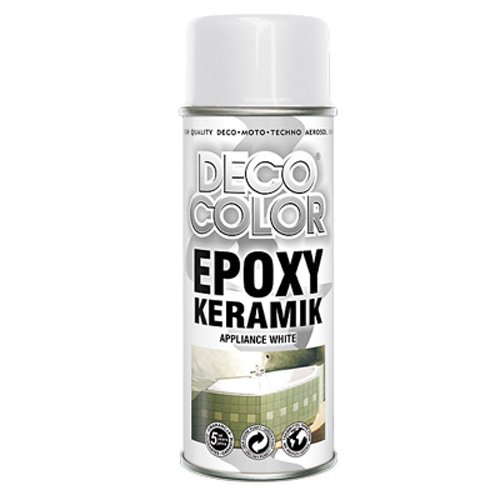 Deco Color 6 Stück 400ml Badewannenlack Bootslack Epoxy Farbe 30440 von Deco Color